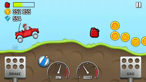 Hill Climb Racing (Bakkeløb) screenshot