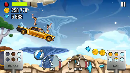 Hill Climb Racing (Bakkeløb) screenshot