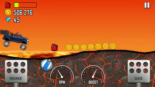 Hill Climb Racing (Bakkeløb) screenshot