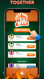 Hot Rolls Dice Strategy Game screenshot