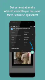 HP's udskrivningstjeneste screenshot