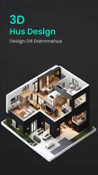 Husdesign Gulv Planlægger 2D screenshot