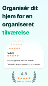 Husholdning Rengøringsplan screenshot