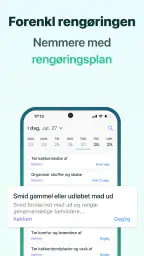 Husholdning Rengøringsplan screenshot