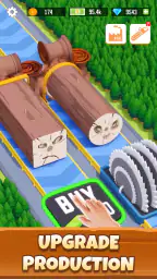 Idle Lumber Tycoon: træfabrik screenshot