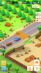 Idle Lumber Tycoon: træfabrik screenshot