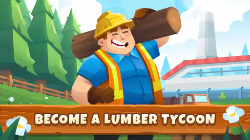 Idle Lumber Tycoon: træfabrik screenshot