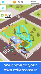 Idle Roller Coaster screenshot