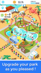 Idle Roller Coaster screenshot