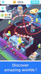 Idle Roller Coaster screenshot