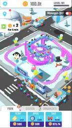 Idle Roller Coaster screenshot