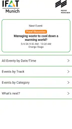 IFAT Munich 2026 screenshot