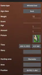 iHunt Journal screenshot