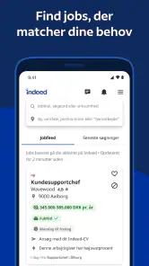 Indeed jobsøgning screenshot