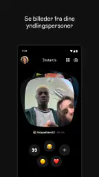 Instants, en Instagram-app screenshot