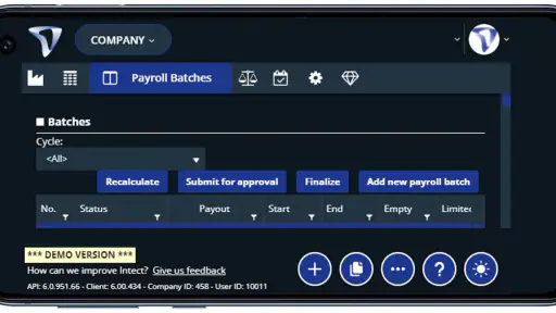 Intect screenshot