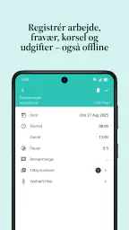 Intempus Timeregistrering screenshot