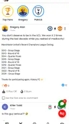 Into The Stands Football App screenshot