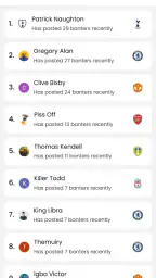 Into The Stands Football App screenshot