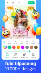invitation maker bryllup kort screenshot