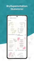 Invitationkort Skaber & RSVP screenshot