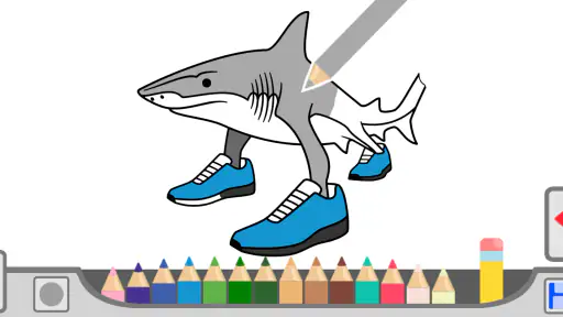 Italian Brainrot Coloring Page screenshot