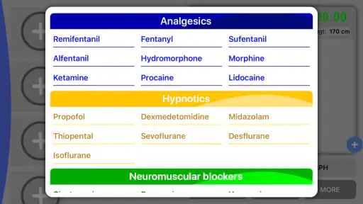 iTIVA plus Anesthesia screenshot