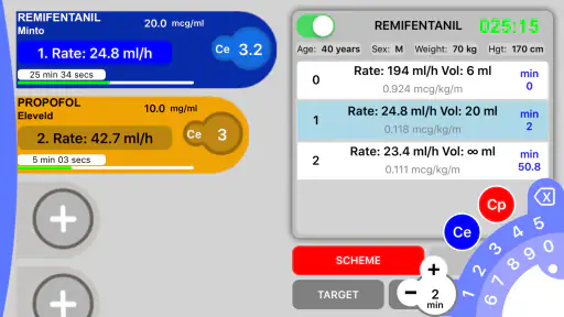 iTIVA plus Anesthesia screenshot