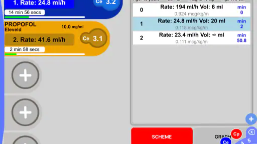 iTIVA plus Anesthesia screenshot
