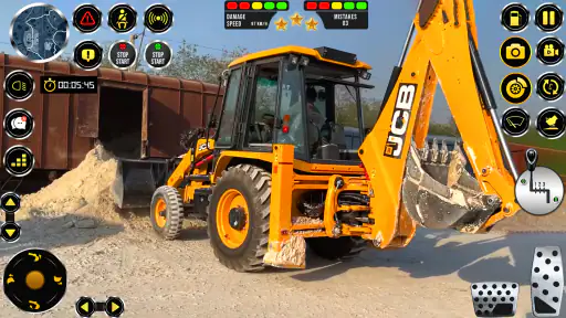 jcb gravemaskine simulatorspil screenshot