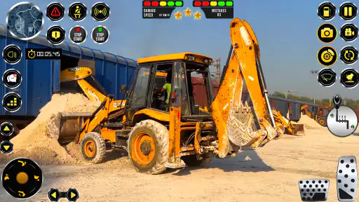 jcb gravemaskine simulatorspil screenshot