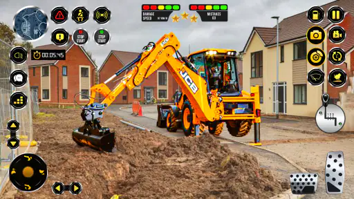 jcb gravemaskine simulatorspil screenshot
