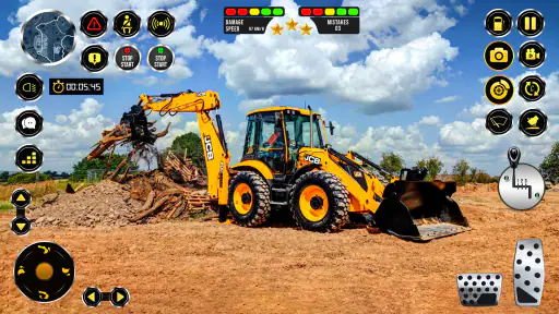 jcb gravemaskine simulatorspil screenshot