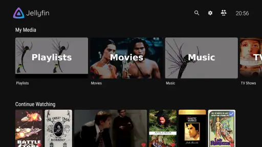 Jellyfin for Android TV screenshot