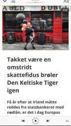 Jyllands-Posten E-avis screenshot