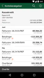 Jyske Mobilbank Erhverv screenshot
