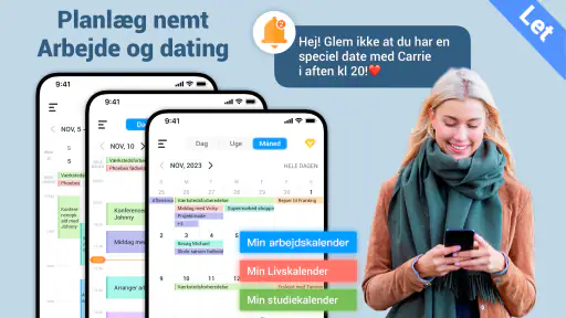 Kalender, Dagsordensplanlægger screenshot
