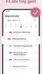 Kalender, Dagsordensplanlægger screenshot