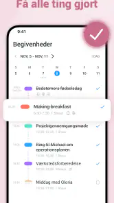 Kalender, Dagsordensplanlægger screenshot