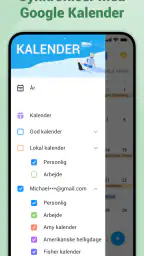 Kalender, Dagsordensplanlægger screenshot