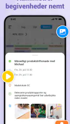 Kalender, Dagsordensplanlægger screenshot