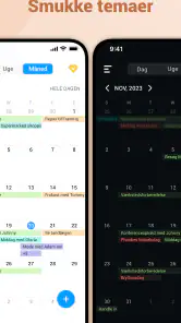 Kalender, Dagsordensplanlægger screenshot
