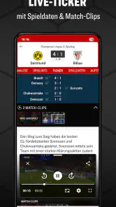 kicker Fußball News screenshot