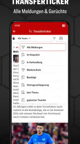 kicker Fußball News screenshot