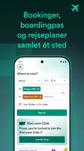 Kiwi.com - Flybillet | Tilbud screenshot