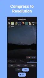 Komprimer Video - Ændr Str. screenshot