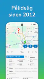 Kørebog: Kørsel og Bil Log App screenshot