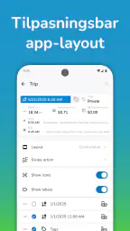 Kørebog: Kørsel og Bil Log App screenshot
