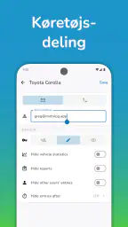 Kørebog: Kørsel og Bil Log App screenshot