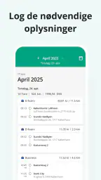 Kørebog til Kørselsregnskab screenshot